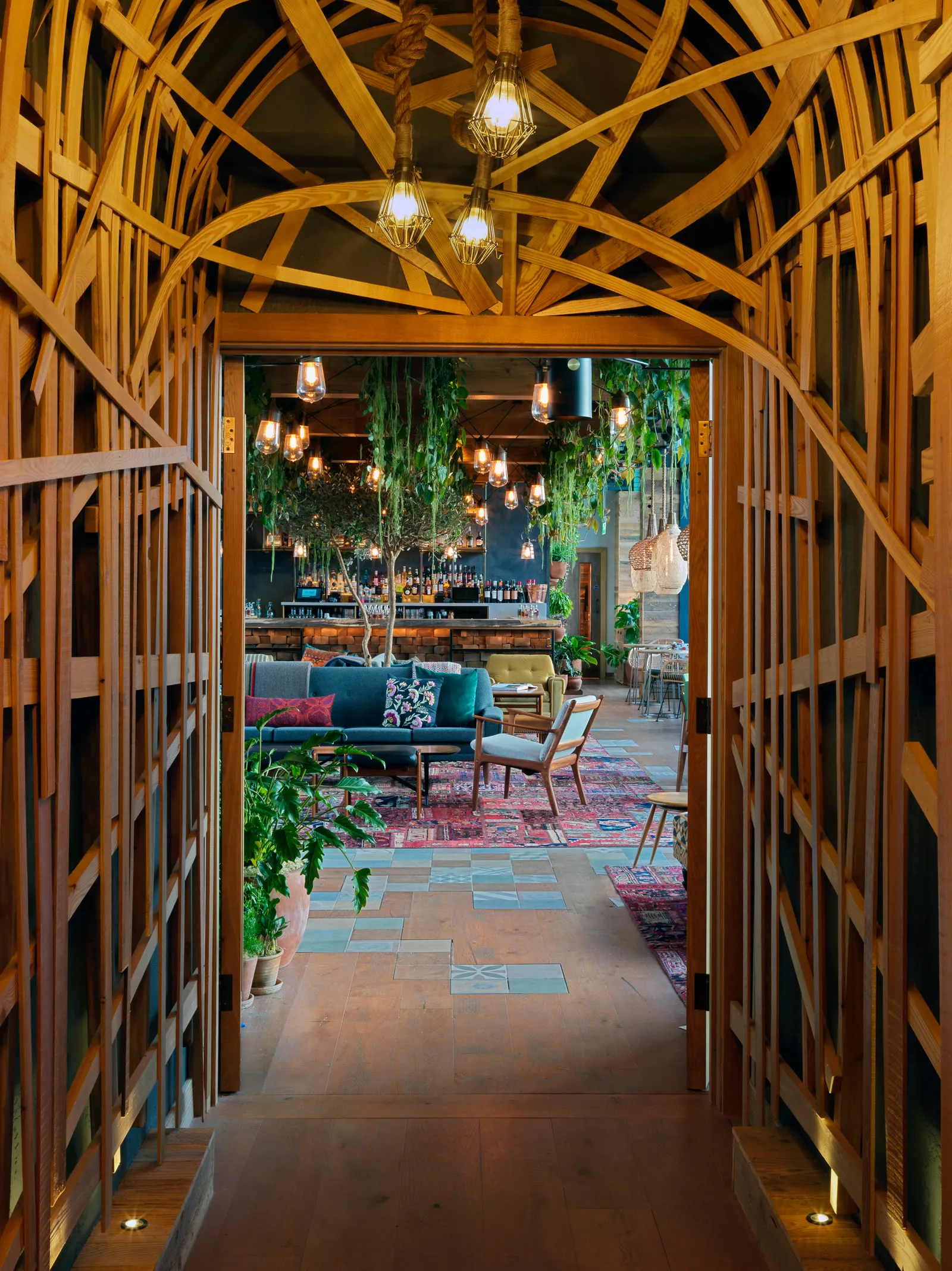 The Nest rooftop at Treehouse Hotel, London.